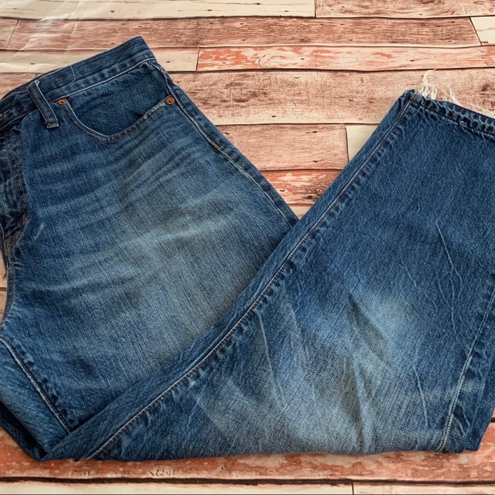 Madewell Straight Leg Crop Jeans